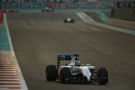 23.11.2014- Race, Felipe Massa (BRA) Williams F1 Team FW36