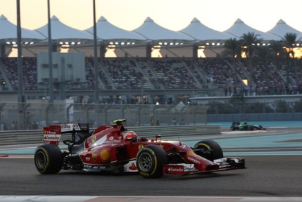 23.11.2014- Race, Kimi Raikkonen (FIN) Scuderia Ferrari F14-T