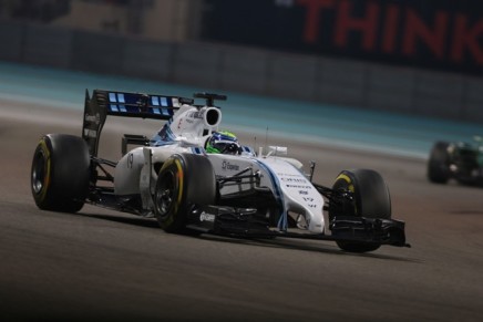 23.11.2014- Race, Felipe Massa (BRA) Williams F1 Team FW36