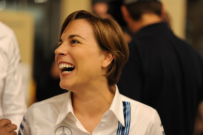 23.11.2014- Race, Claire Williams (GBR) Williams Deputy Team Principal.