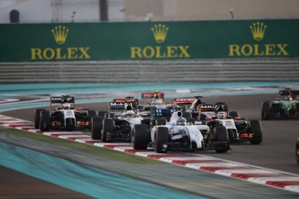 23.11.2014- Race, Valtteri Bottas (FIN) Williams F1 Team FW36