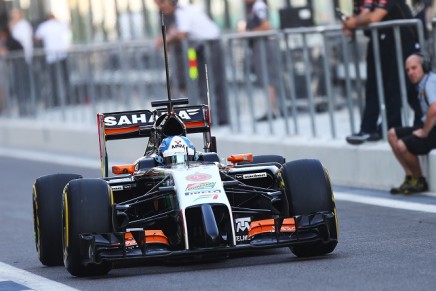 F1 Testing Abu Dhabi, UAE 25 - 26 November 2014