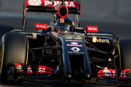 F1 Testing Abu Dhabi, UAE 25 - 26 November 2014