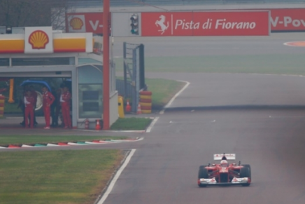 Vettel Seb Circuito Fiorano Ferrari 29 novembre 2014