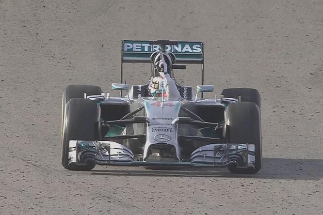 hamilton mercedes austin 2014 f1