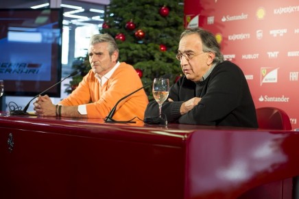 Arrivabene Marchionne Maranello 22 dicembre 2014