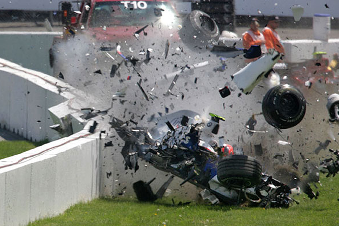 Crash Kubica GP Canada 2007