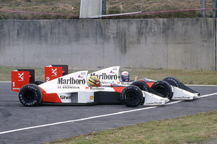 Senna Prost Suzuka McLaren 1993