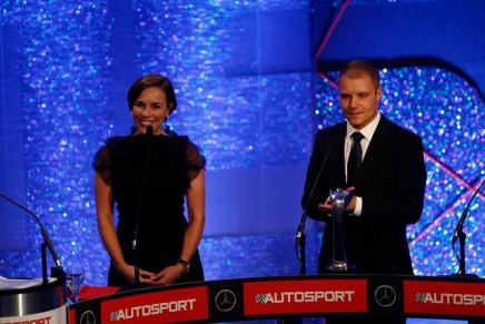 autosport awards bottas claire williams 2014