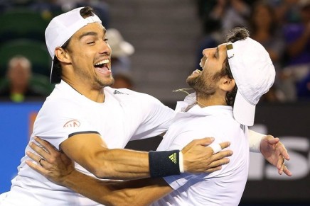 Bolelli  Fognini 2015 Australian Open Tennis