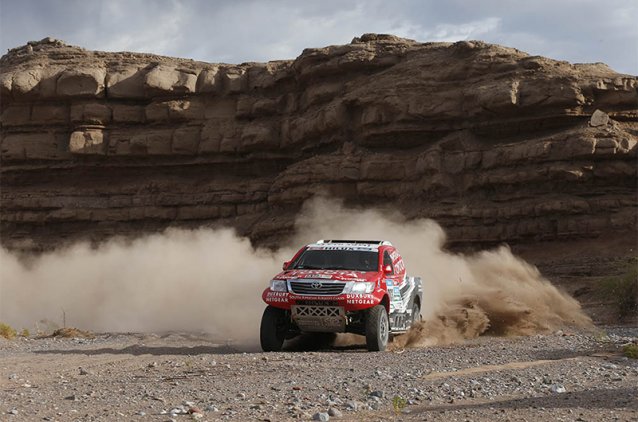 De Villiers Toyota Dakar 2015