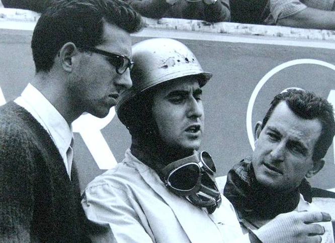 Mauro Forghieri Lorenzo Bandini Ludovico Scarfiotti Le Mans 1963