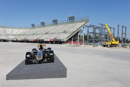 Sahara Force India F1 Team new livery. 22.01.2015.