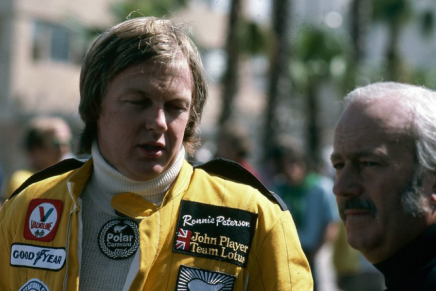 Ronnie Peterson Colin Chapman Lotus 1978