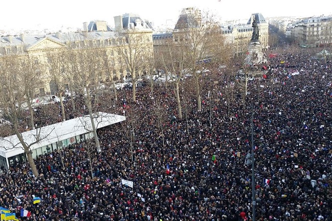 parigi piazza della repubblica 11 gennaio 2015