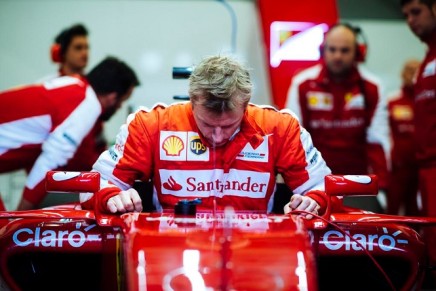 2015 Raikkonen Ferrari Test Jerez