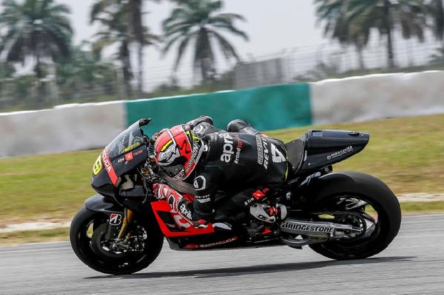 Aprilia Bautista Test Sepang MotoGP 2015