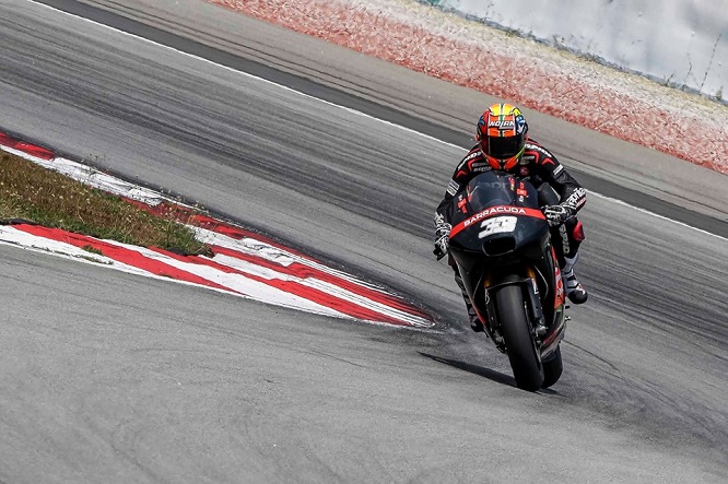 Aprilia Melandri Test Sepang MotoGP 2015