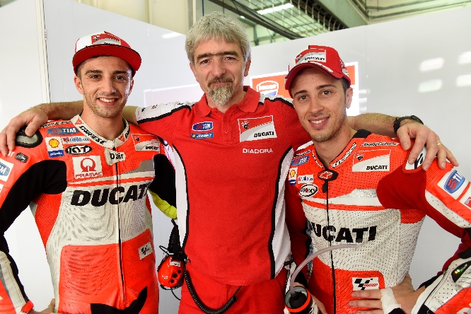 Dall'Igna Iannone Dovizioso 2015