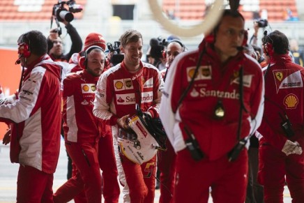 Ferrari Vettel Test Barcellona-1 2015