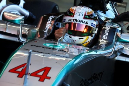 Lewis Hamilton (GBR) Mercedes AMG F1 W06.28.02.2015.