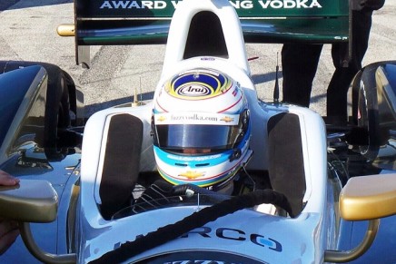 Luca Filippi IndyCar 2015 Test Sebring