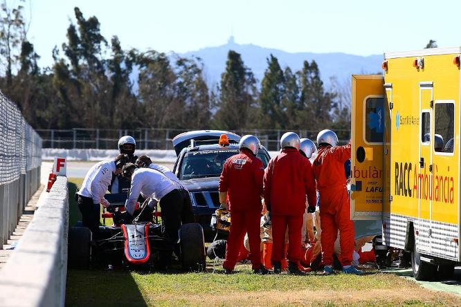 McLaren Alonso incidente test Barcellona