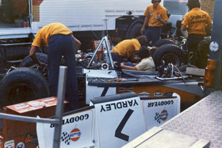 McLaren paddock
