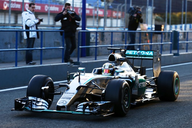 Lewis Hamilton (GBR) Mercedes AMG F1 W06.02.02.2015.