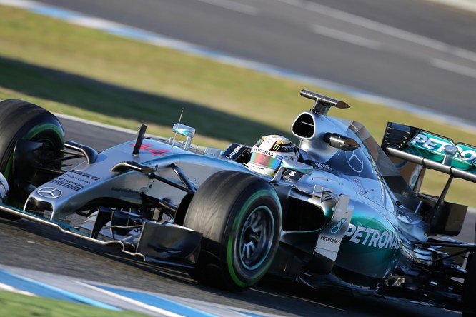 Lewis Hamilton (GBR) Mercedes AMG F1 W06. 04.02.2015.