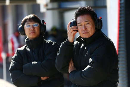 Yasuhisa Arai (JPN) Honda Motorsport Chief Officer (Right).04.02.2015.