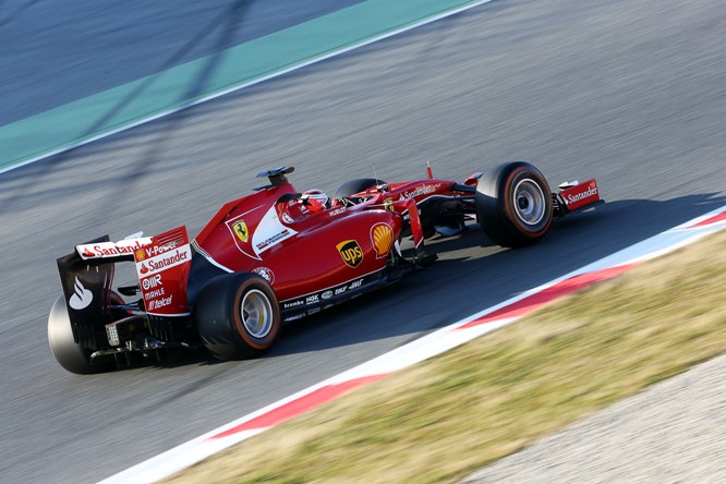 Kimi Raikkonen (FIN) Ferrari SF15-T. 19.02.2015.