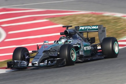 Nico Rosberg (GER) Mercedes AMG F1 W06.20.02.2015.