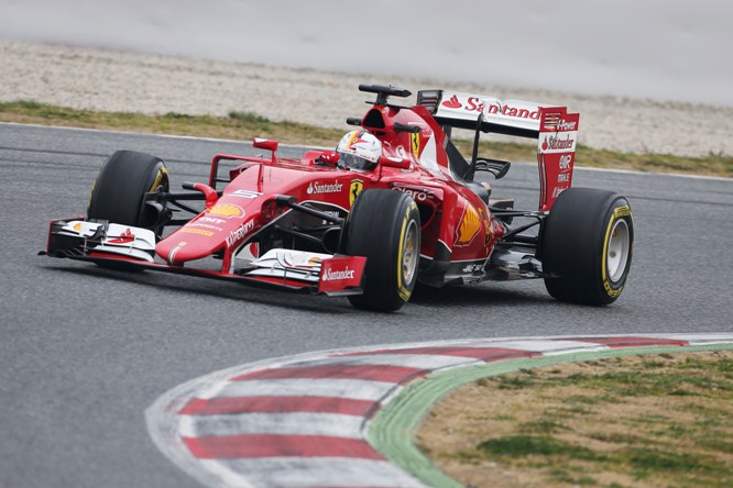 Sebastian Vettel (GER) Ferrari SF15-T.21.02.2015.