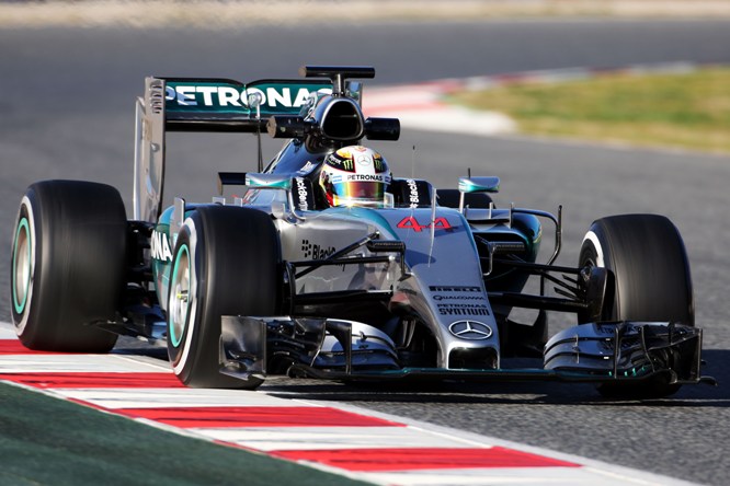 Lewis Hamilton (GBR) Mercedes AMG F1 W06.28.02.2015.