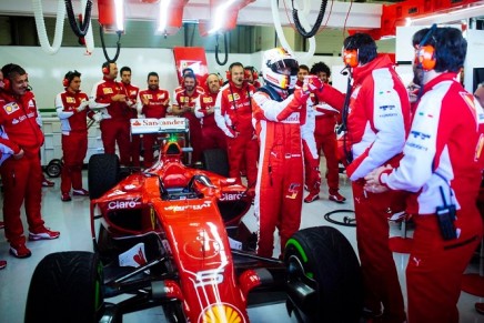 Vettel Ferrari test Jerez 2015