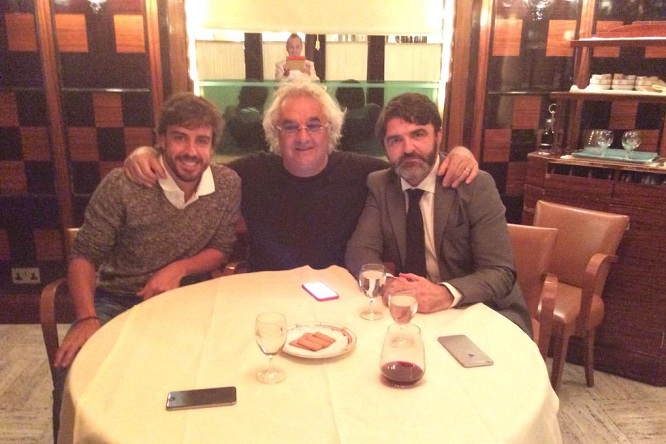 Alonso Briatore Abad Londra 2015