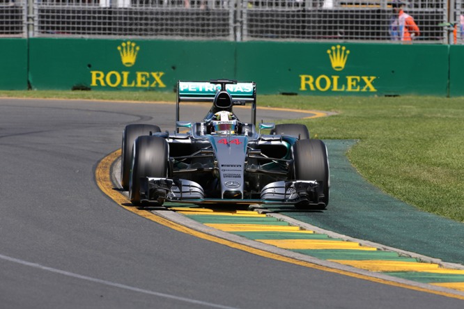 13.03.2015 - Free Practice 1, Lewis Hamilton (GBR) Mercedes AMG F1 W06