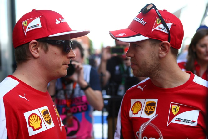 F1 | Raikkonen: “Con Vettel setup simili e nessun segreto, un vantaggio per la squadra”