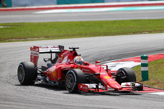 29.03.2015- Race, Sebastian Vettel (GER) Scuderia Ferrari SF15-T