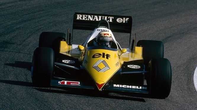 Renault RE40 turbo 1983 Prost