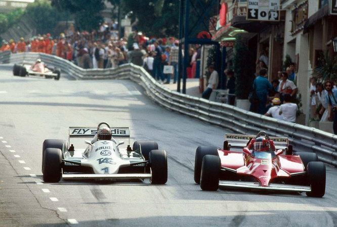 Villeneuve Jones Monaco 1981