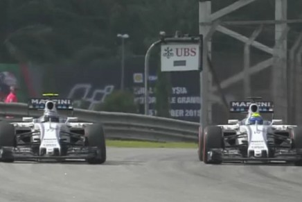 Williams Bottas Massa Malesia 2015