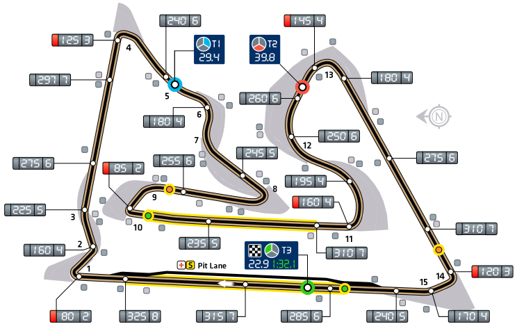 Bahrain Sakhir Map