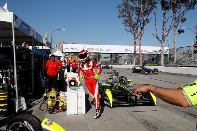 Formula E Long Beach 2015 Piquet China Racing Pit Stop