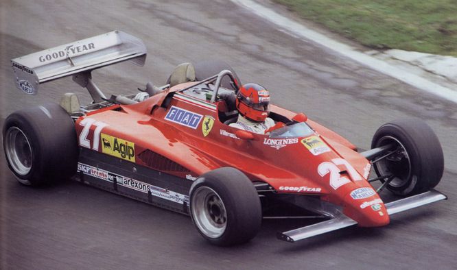 Gilles Villeneuve Ferrari Zolder 1982