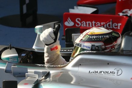 Hamilton Mercedes Cina 2015