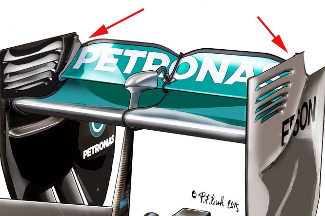 Mercedes wo6 rear wing  devFP