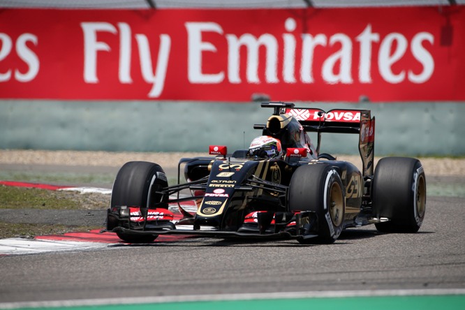 11.04.2015 - Free Practice 3, Romain Grosjean (FRA) Lotus F1 Team E23