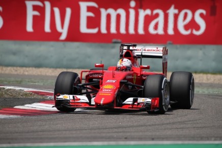 11.04.2015 - Free Practice 3, Sebastian Vettel (GER) Scuderia Ferrari SF15-T